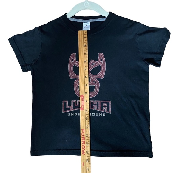LUCHA WWW Underground Boys Black Tee Shirt Size Small - Picture 5 of 9